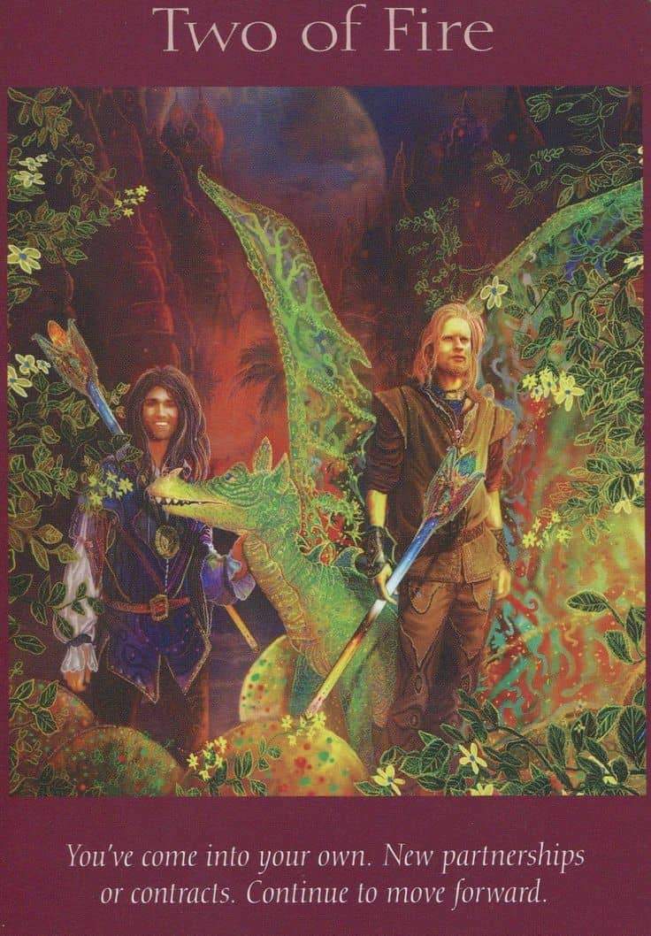 Two of Fire Tarot Card