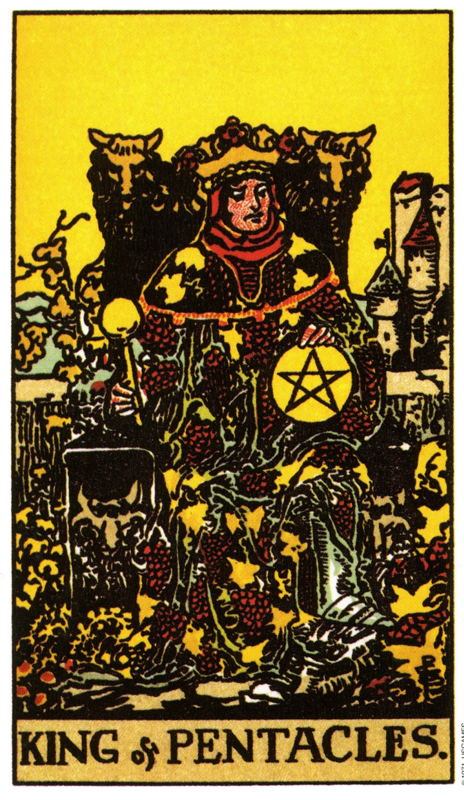 King of Pentacles card