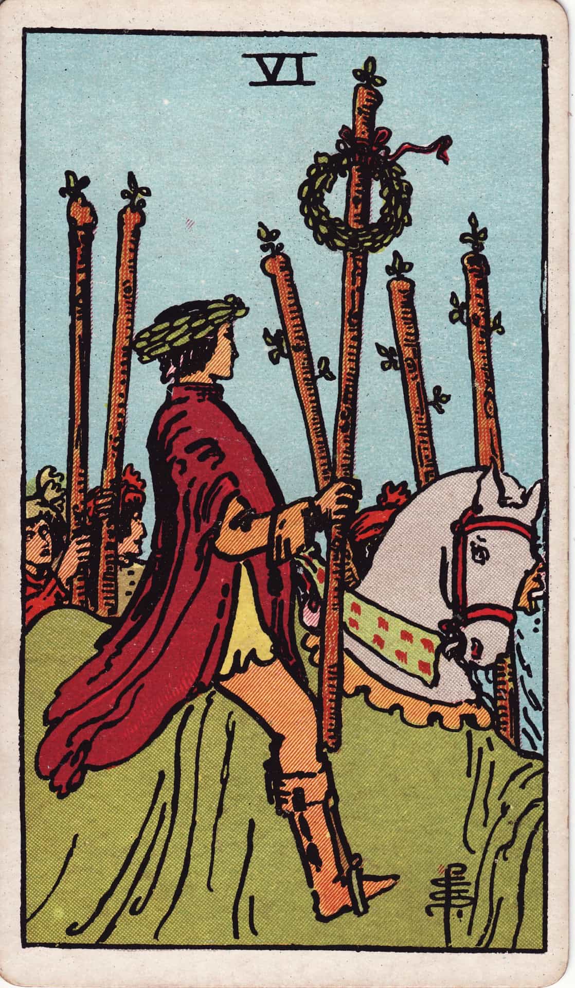 Six of Wands card