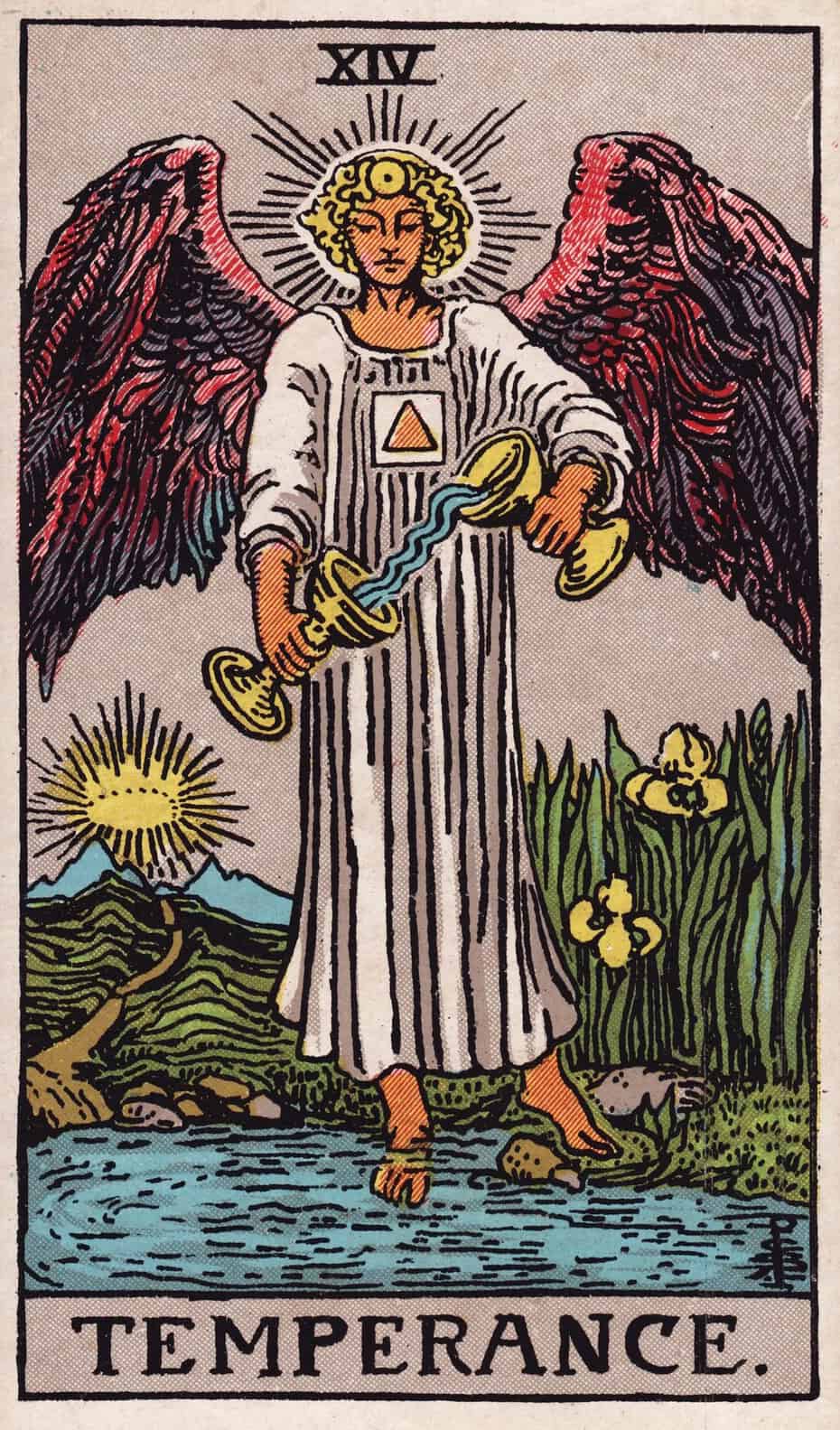 Temperance Tarot Card