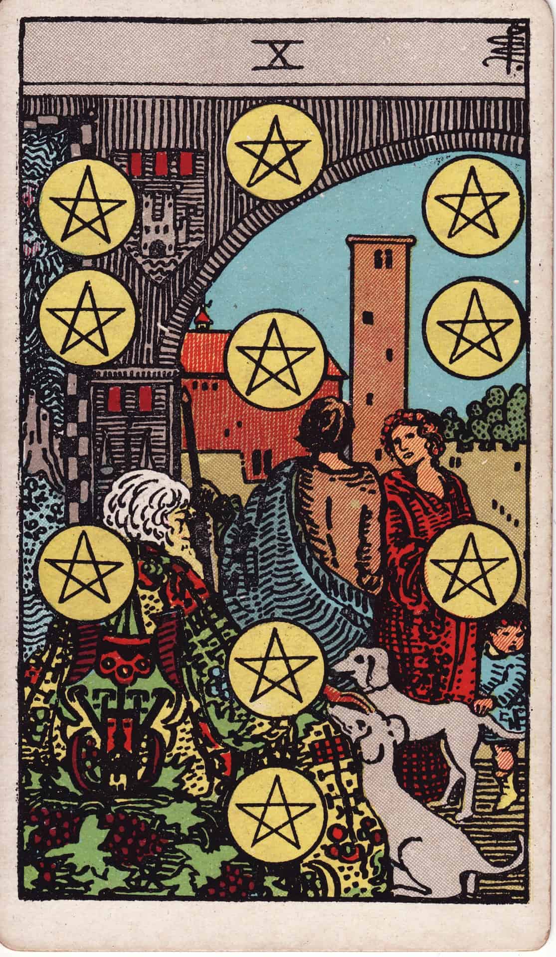 Ten of Pentacles card
