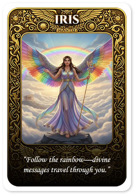 Iris Greek Luck Card