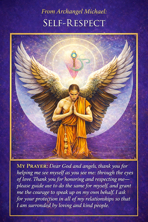Archangel Michael Self-Respect Protection Card